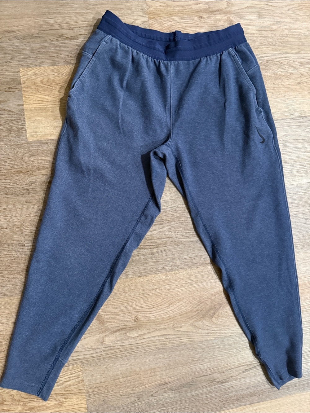 Nike Men's Navy Blue Athletic Joggers